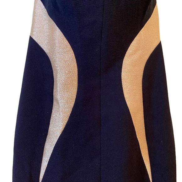 NWT Rebecca Vallance Lucienne Bonded Crepe Strapless Mermaid Gown in Ink SZ 2 - Picture 12 of 16